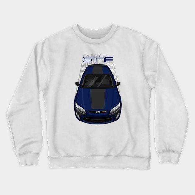 Ford Falcon GT-F 351 - Blue - Black Stripe Crewneck Sweatshirt by V8social